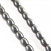 Non magnetic Hematite Beads, Drum, black, Grade A, 12x13mm, Hole:Approx 1.5mm, Length:15.5 Inch, 30PCs/Strand, Sold By Strand